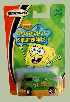 Pantalones cuadrados Matchbox Wolkswagen VW Panel Verde Nickelodeon Bob Esponja 2003 Sin usar, en caja Foto 1 de 4
