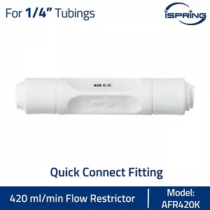 iSpring AFR420K 420 ml/min Flow Restrictor for RO Reverse Osmosis, 100 GPD White - Picture 1 of 2