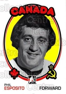 2009-10 ITG 1972 The Year In Hockey Blank Backs #159 Phil Esposito