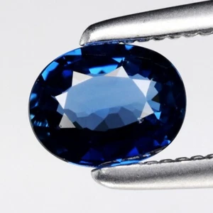 ๐ 0.46ct 5x4mm VS Oval Blue Sapphire - Heated Tanzania Gemstone - Picture 1 of 4