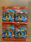 Lego Minifigures Series 15. 71011. X4. Brand New. Sealed. Retired.