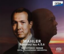 Michiyoshi Inoue RPO Mahler Symphonies No. 4-6 3 SACD Hybrid Exton JAPAN NEW