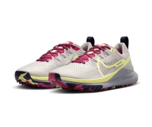 Women Nike Pegasus React Trail 4 Running Shoes Light Purple Yellow DJ6159 002 - Picture 1 of 24