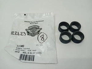 Paquete de 4 anillos de estriba de goma OEM 11308 Harley-Davidson - Imagen 1 de 3