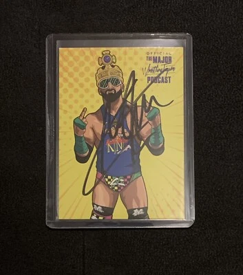 Matt Cardona SIGNED Death Match King Major Bendies Card MWFP Major Wrestling FP - Image 1 of 2