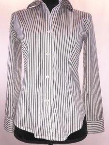 The Limited Fitted mehrfarbig XS gestreift Knopfleiste Bluse Shirt Stretch schön - Bild 1 von 8