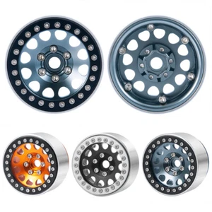 1.9 inch Beadlock CNC Metal Wheel Rims For 1:10 Model RC Crawler SCX10 II 90046 - Picture 1 of 30