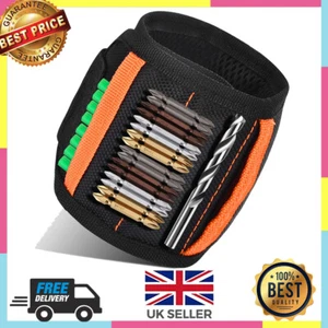 Men Magnetic Wristband Tool Belt Holder Ideal Gift for Men And Women - Picture 1 of 14