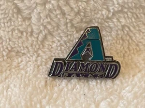 VINTAGE 1990's Arizona Diamondbacks Team Logo Pewter Lapel Pin, COOL-LOOK! - Picture 1 of 2