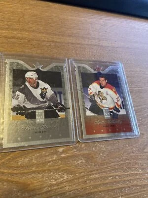 1996 Donruss Elite DIE CUT STAR Stevens #95 & Mellanby #86 Hockey Cards (o) - Image 1 of 2