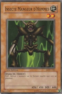  YUGIOH CARTE INSECTE MANGEUR D'HOMMES (LP) DDY-C046 1ST EDITION - Picture 1 of 1
