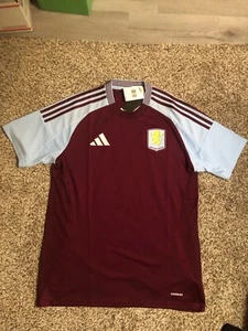 adidas Aston Villa FC 24/25 Home Jersey Men's Medium Large Brand New With Tags - Picture 1 of 13
