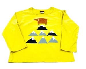 Tea Collection Sales Sample NWOT Baby Boy Long Sleeve Shirt Yak Mountains 12-18m - Picture 1 of 3