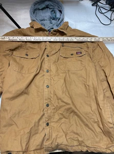 Wrangler Workwear 2XL Coat Zip-up Snap-up Yellow Ochre - Picture 1 of 12
