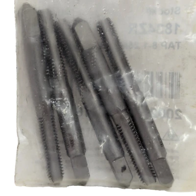 Irwin Hanson TAP 8mm - 1.25 Bottom Qty 5 Metal TAPS Stock #1834ZR - Image 1 of 2