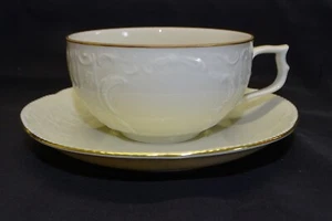 Rosenthal Sanssouci Classic Cup and Saucer - Ivory with Gold Trim - Picture 1 of 5