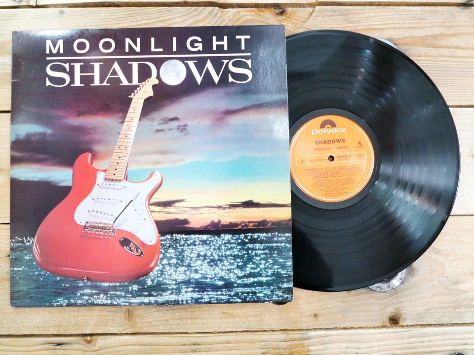 THE SHADOWS MOONLIGHT SHADOWS 33T LP VINYLE EX COVER EX ORIGINAL 1986 - Photo 1/4