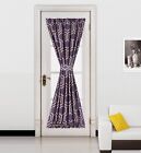 1 Geometric Mosaic Blackout Window Curtain French Door Panel 55"x72" Ella