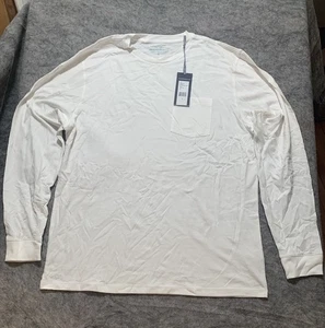 Vineyard Vines Men's Long Sleeve Pocket T-Shirt  White Size XL NWT - Picture 1 of 16