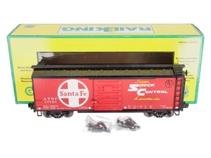 MTH 70-74050 Escala G Santa Fe 40' Boxcar #17720 - Ruedas de metal LN/caja - Imagen 1 de 12