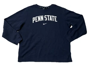 Nike Men’s Penn State Nittany Lions Long Sleeve Sweatshirt Size 2XL Navy - Picture 1 of 6