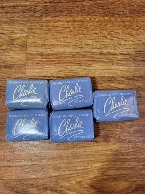 Lote De Colección De 5 Jabón De Seda Corporal Fragante Charlie Revlon 1.5 OZ NUEVO EN STOCK Foto 1 de 4