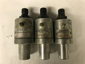 Lote de 3 Unión Rotaria Deublin 1106-000-09 1106-0-9 sin probar - Imagen 1 de 1