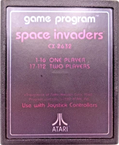 ATARI VCS 2600 -- SPACE INVADERS (ATARI CX2632) #NTSC - Picture 1 of 4