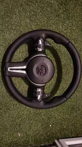 Palanca de cambios volante completo de cuero para BMW Serie 3 E90 E91 E92 E93 X5 E Foto 1 de 3