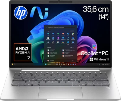 HP EliteBook 6 G1a Ryzen AI 7 PRO 350 14" SureView WUXGA 860M 16GB RAM 4G LTE - Bild 1 von 4