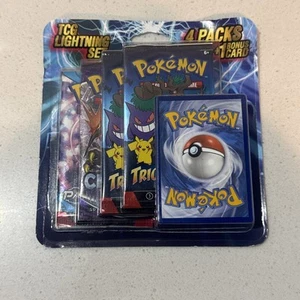 Pokemon TCG Lightning Set 4 Packs +1 Bonuskarte - Bild 1 von 3