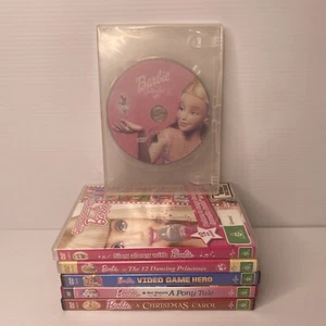 Barbie DVD Bulk Lot 6 DVDs- Sing Along + A Pony Tale + Dancing Princesses & More - Picture 1 of 23