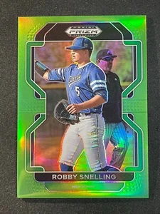 Robby Snelling - 2022 Prizm Draft Picks LIME GREEN #PDP39 - SP SN #20 /75 - Picture 1 of 2