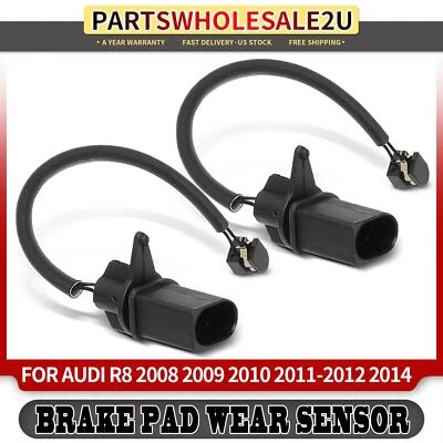 2x Sensor de desgaste de pastillas de freno de disco traseras nuevas para Audi R8 2008 2009 2010 2011 2012 2014 Foto 1 de 4