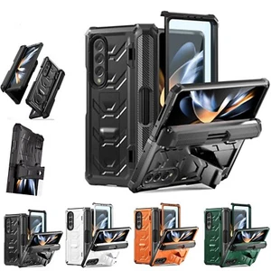 Für Samsung Z Fold 5/4/3 5G robuste Displayschutzfolie Ständer Scharnier Hülle - Bild 1 von 17