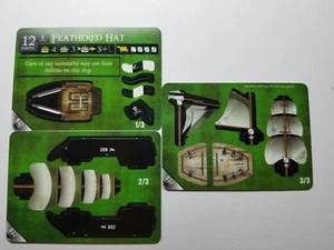 Wizkids Pirates CSG Feathered Hat #032 UNCOMMON Unpunched ship  - Picture 1 of 2