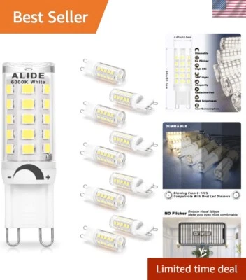 Long-Lasting 3W G9 LED Bulbs - 6000K Daylight Brightness, Ideal for Chandeliers - Image 1 of 4