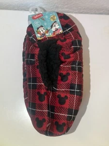 Disney Mickey Mouse Slipper Socks Kids M\L Size 13-4 By Fuzzy Babba - Picture 1 of 3