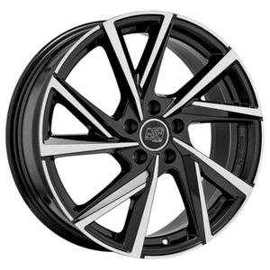 LLANTAS MSW MSW 80-5 PARA SEAT TOLEDO 7X16 5X112 GLOSS BLACK FULL POLISHED 6X9 - Imagen 1 de 4