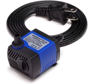 Submersible Fountain Pump, 80 GPH for Aquariums, Ponds, and Hydroponics - Picture 1 of 8