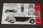 1946-1959 ROLLS-ROYCE SILVER WRAITH (1950) Car SPEC SHEET BROCHURE PHOTO BOOKLET
