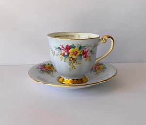 Bone Windsor China - Cup and Saucer - Picture 1 of 6