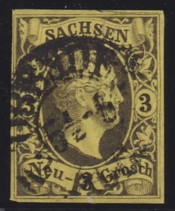 == AD Sachsen Mi. 6 g. K2 "Dresde", gato 45 € == - Imagen 1 de 2