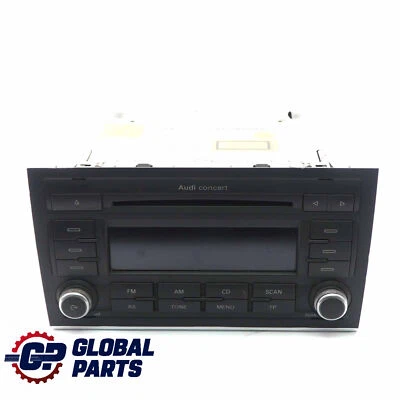 Audi A4 B7 Radio Media Player Audio CD Unità principale Concert 8E0057185KX - Immagine 1 di 4