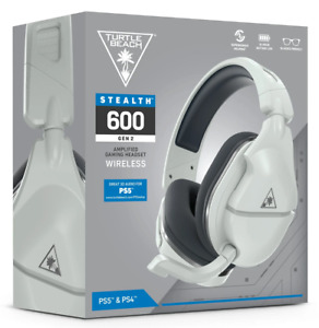 Turtle Beach Stealth 600 Gen 2 Wireless Gaming Headset (PS5/PS4) (White) NEW & S