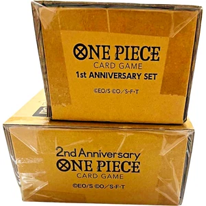 ONE PIECE Card Game Bandai 1st 2nd Anniversary Box Set Collection Japan Version - Picture 1 of 11