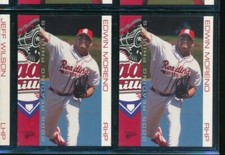 Lot (2) 2005 MultiAd #17 Edwin Moreno Reading Phillies (CF52) SWSW6