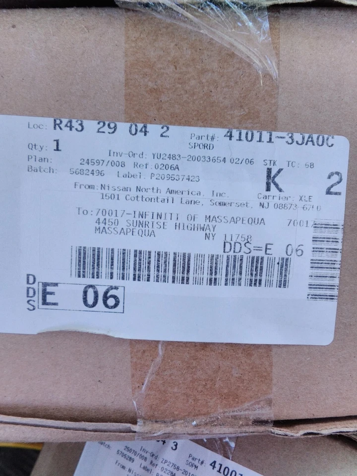 GENUINE 2013 - 2023 Nissan  INFINITI  Front Left Caliper OEM # 410113JA0C BNIB - Image 1 of 1