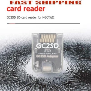 Card Reader for SD Memory Card Professional for GameCube Wii Game Consoles - Zdjęcie 1 z 9