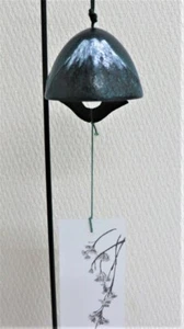 Campanello a vento giapponese Furin campana Nanbu ghisa neve montagna artigianato Giappone - Foto 1 di 3